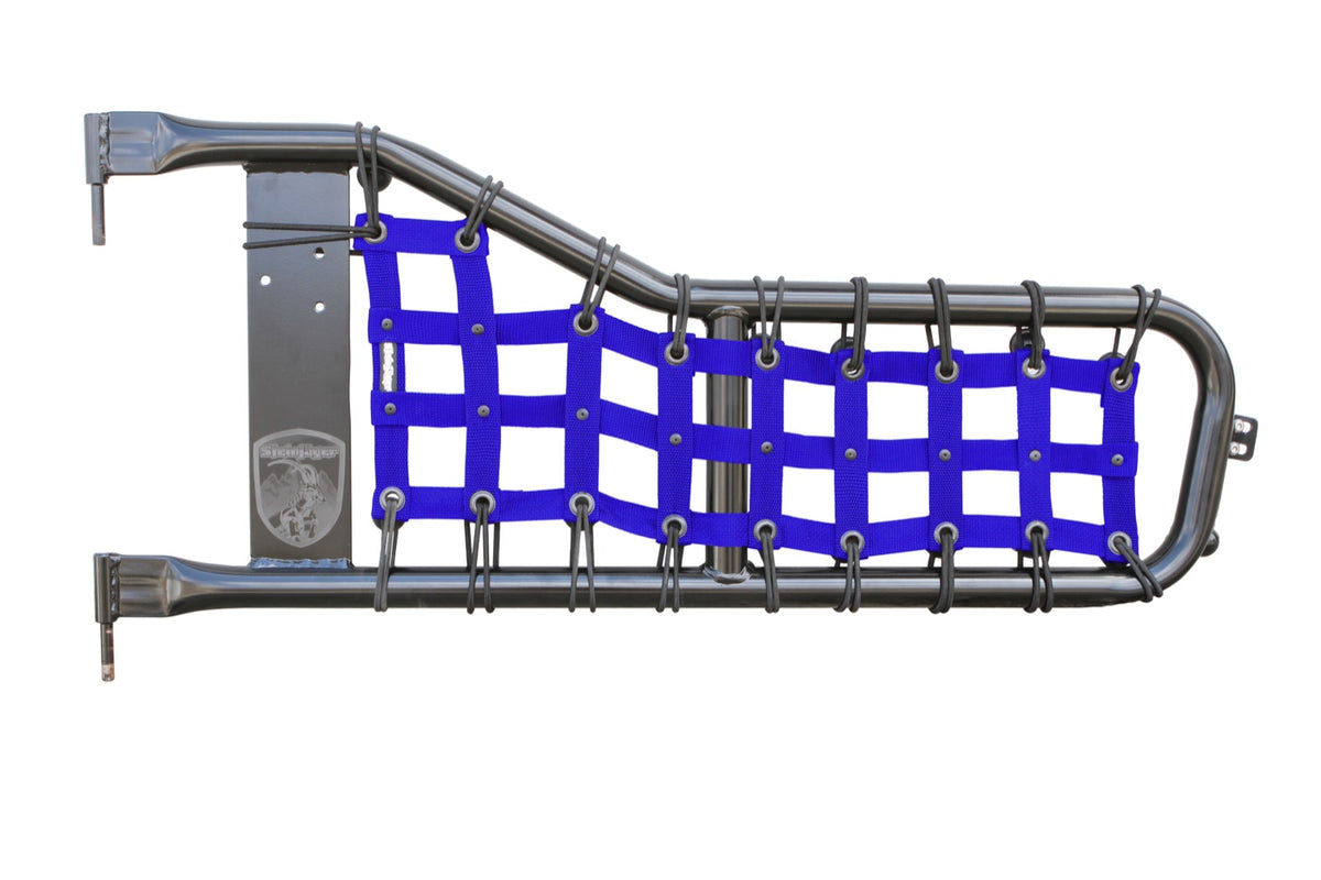 YJ, CJ-7 and CJ-8 Tube-Door Cargo Nets - CJ-7 - Blue