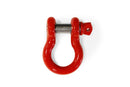 D-RING, SHACKLE, 3/4 INCH, COMPLETE WITH SCREW IN PIN, RED BARON POWDERCOATED IN THE USA, TO FIT THE JEEP WRANGLER JL.