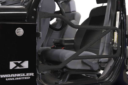 Steinjäger Doors Wrangler JK 2007-2018 Trail, Tubular Style Front Doors Texturized Black