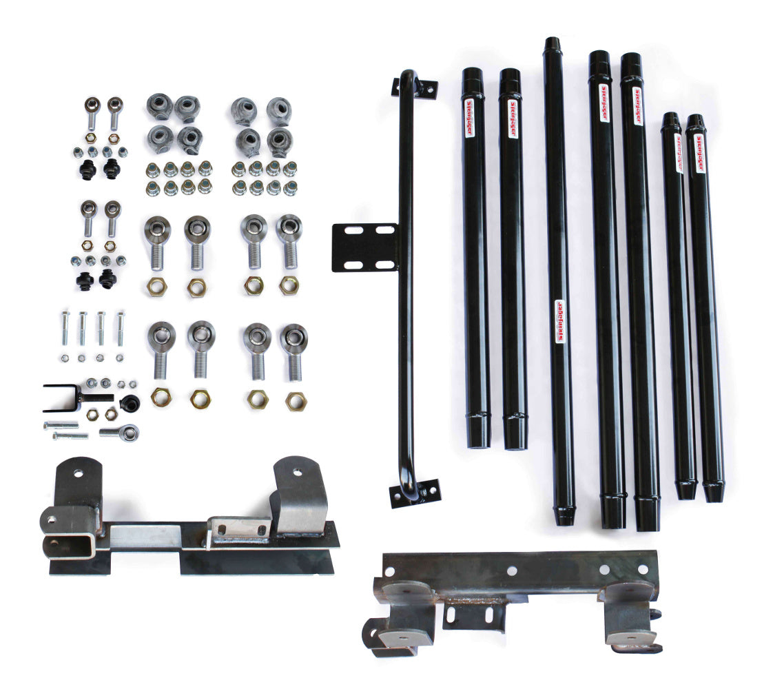 Steinjäger Suspensions Wrangler TJ 1997-2006 Long Arm Travel Kit DOM Tubing, Automatic Transmission Black