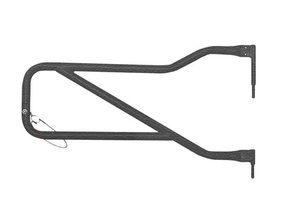 Steinjäger Doors Wrangler JK 2007-2018 Trail, Tubular Style Front Doors Texturized Black