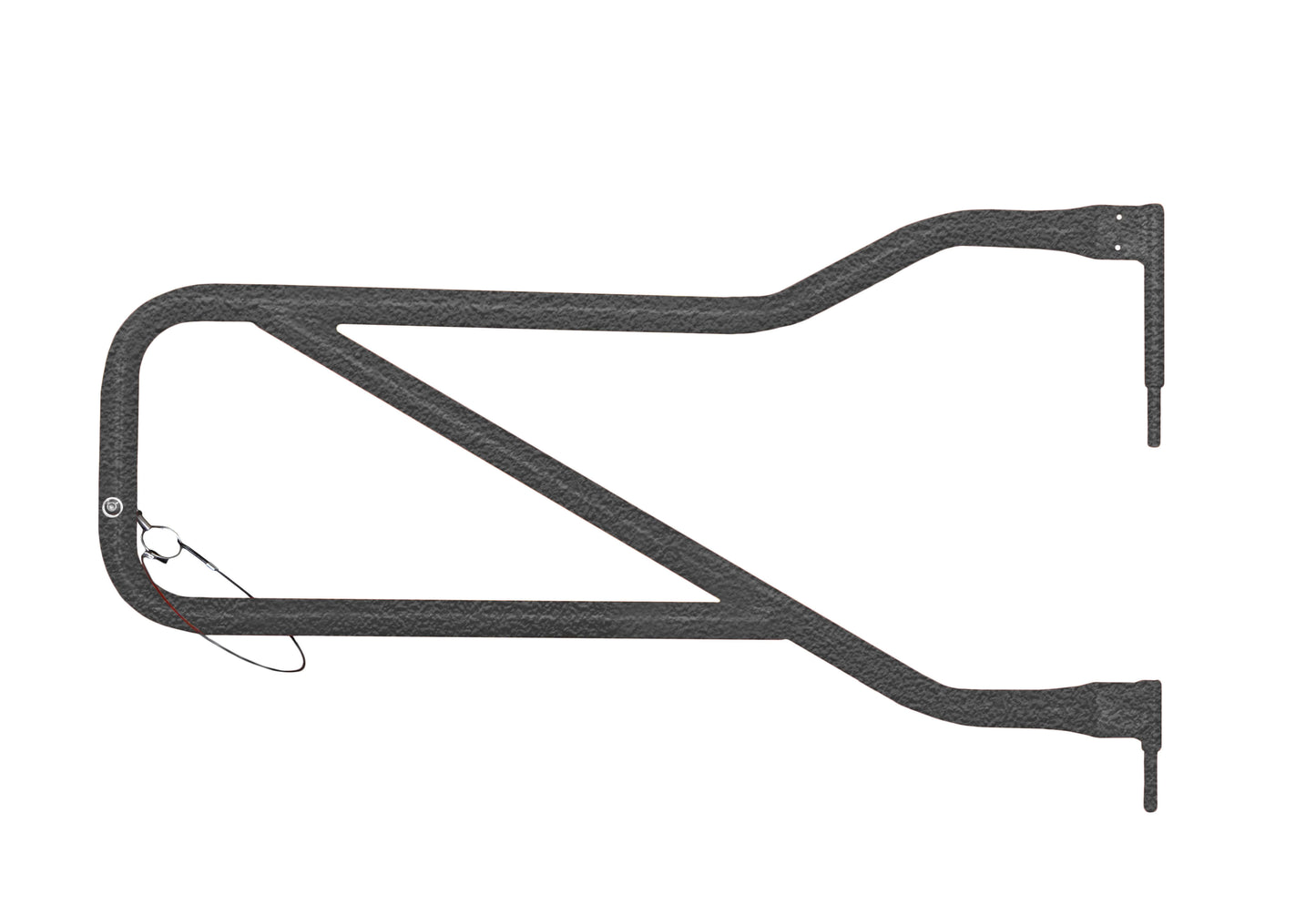 Steinjäger Doors Wrangler JK 2007-2018 Trail, Tubular Style Front and Rear Doors Texturized Black