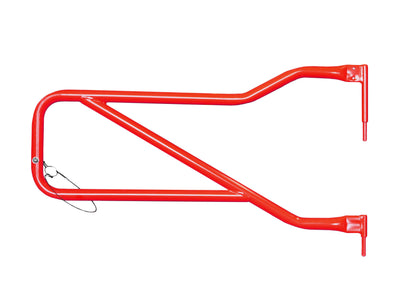 Steinjäger Doors Wrangler JK 2007-2018 Trail, Tubular Style Front and Rear Doors Fluorescent Orange