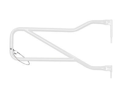 Steinjäger Doors Wrangler JK 2007-2018 Trail, Tubular Style Front Doors Cloud White