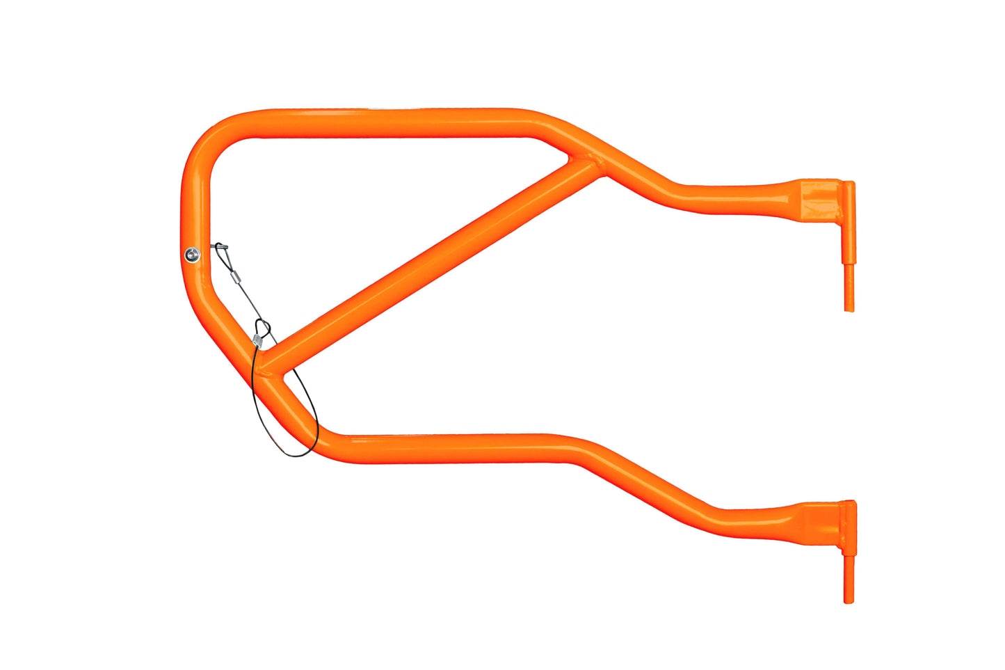 Steinjäger Doors Wrangler JK 2007-2018 Trail, Tubular Style Rear Doors Fluorescent Orange