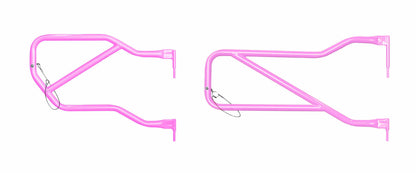 Steinjäger Doors Wrangler JK 2007-2018 Trail, Tubular Style Front and Rear Doors Pinky