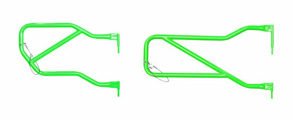 Steinjäger Doors Wrangler JK 2007-2018 Trail, Tubular Style Front and Rear Doors Neon Green