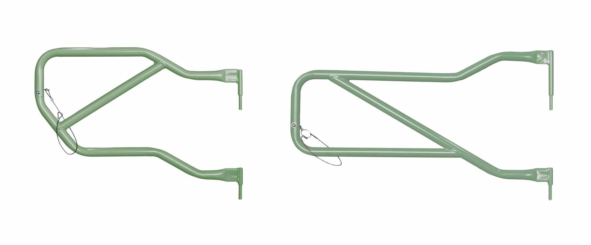 Steinjäger Doors Wrangler JK 2007-2018 Trail, Tubular Style Front and Rear Doors Locas Green