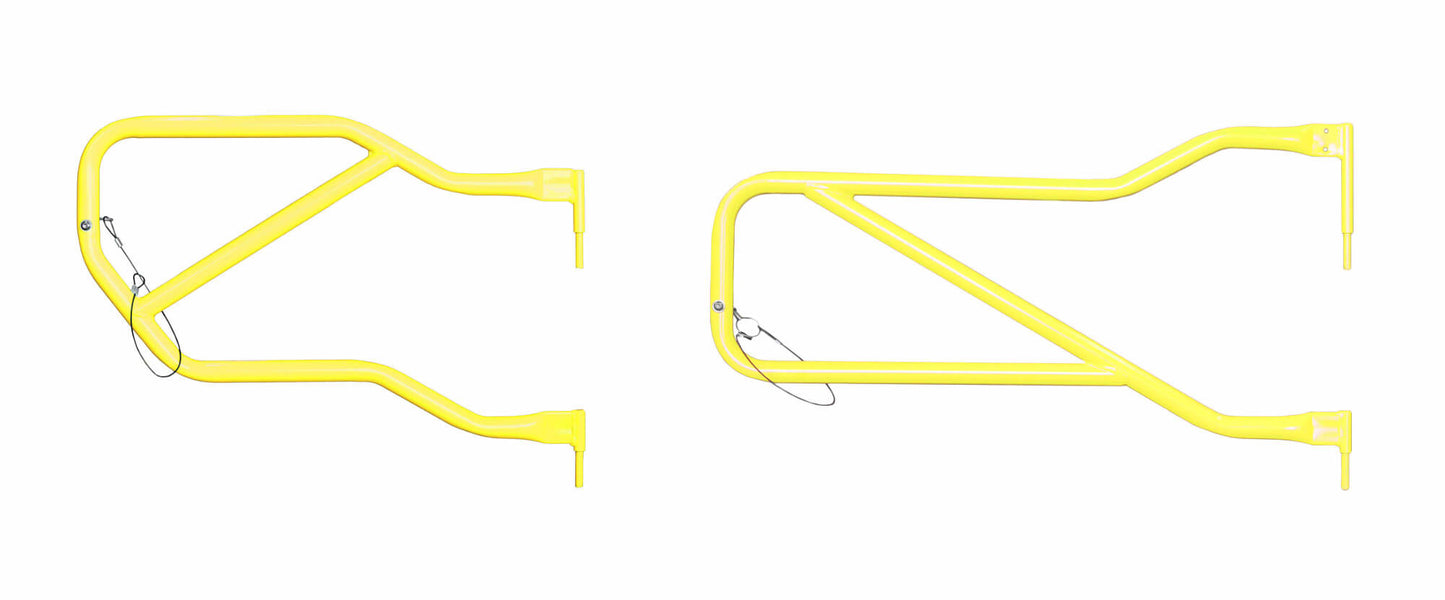Steinjäger Doors Wrangler JK 2007-2018 Trail, Tubular Style Front and Rear Doors Lemon Peel