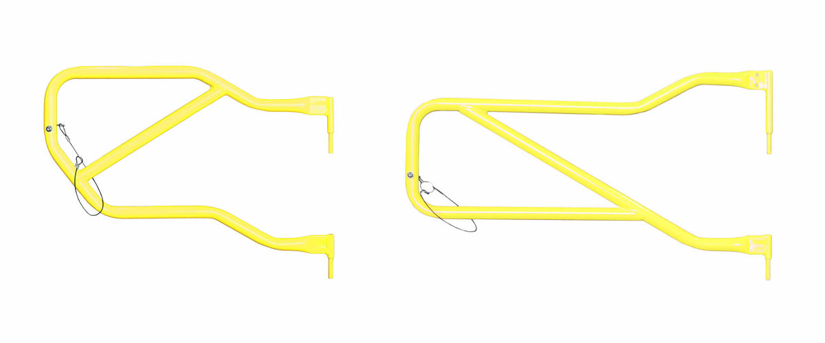 Steinjäger Doors Wrangler JK 2007-2018 Trail, Tubular Style Front and Rear Doors Lemon Peel