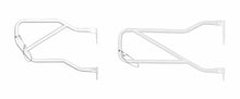 Steinjäger Doors Wrangler JK 2007-2018 Trail, Tubular Style Front and Rear Doors Cloud White