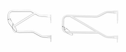 Steinjäger Doors Wrangler JK 2007-2018 Trail, Tubular Style Front and Rear Doors Cloud White