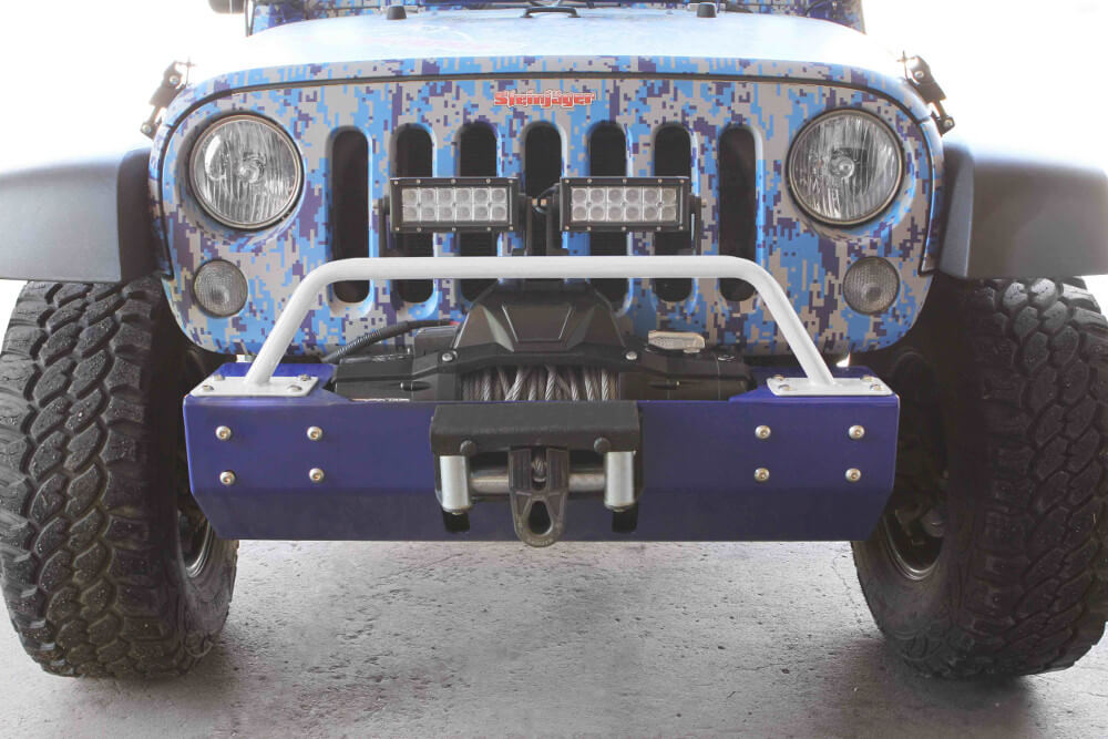 Steinjäger Bumpers Wrangler JK 2007-2018 Bumper Light Bar, Short Cloud White