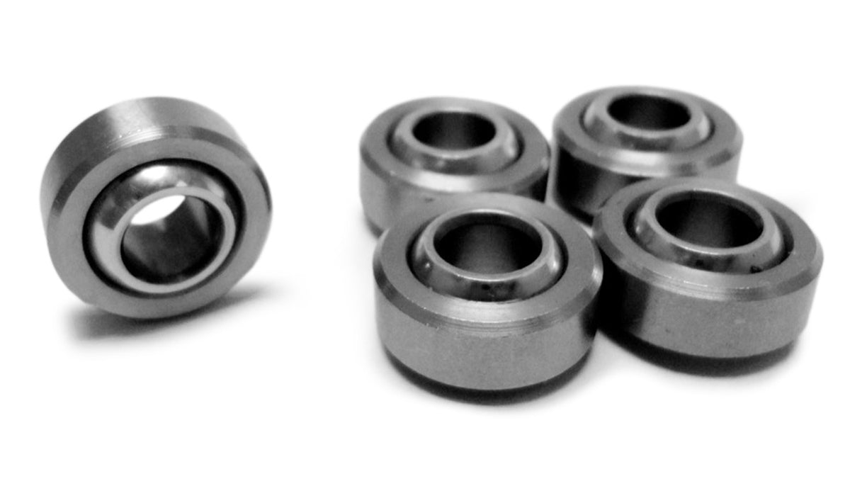 Uniball Bearings - 1.000 Bore - PTFE - 5 Pack - 2.000 Housing Diameter
