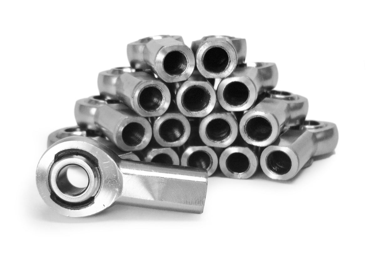 Rod Ends - Inch Female - Chrome Moly Housing, Nylon Race - 3/4-16 RH - 15 Pack