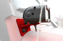 Steinjäger Exterior Accessories Wrangler JK 2007-2018 Light Mounts Lower Windshield Brackets and Lights Red Baron