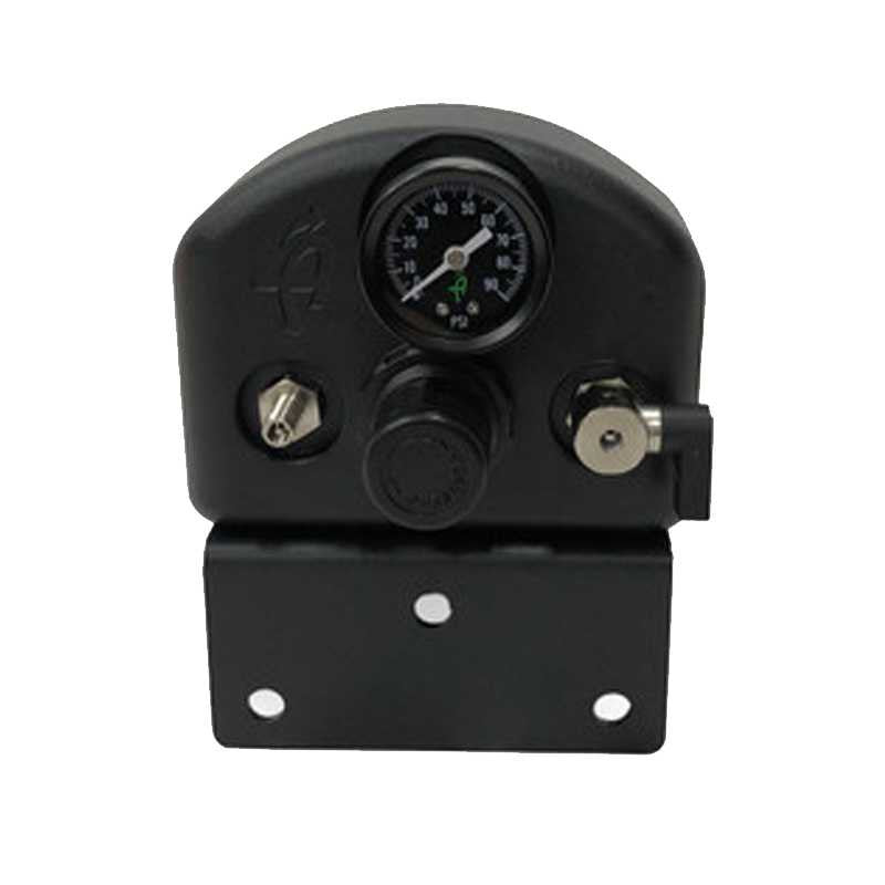 Up Down Air 4 Tire Inflation System Universal With Box, Fittings, Hoses & Storage Bag - Black