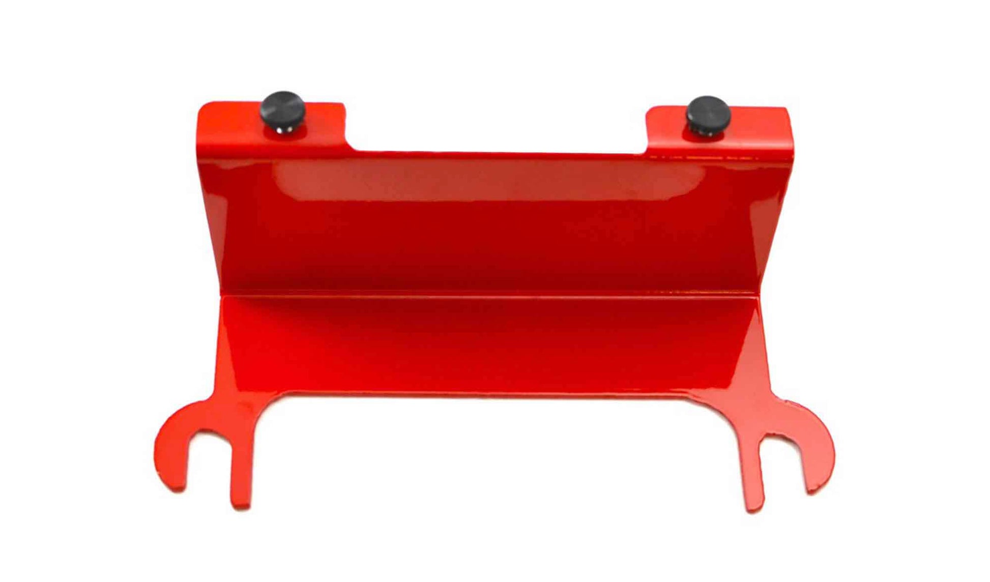 Steinjäger Exterior Accessories Wrangler JK 2007-2018 License Plate Brackets Relocation Kit Red Baron