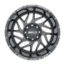 Weld Off-Road W117 20X9 Fulcrum 8X165.1 ET00 BS5.00 Gloss Black MIL 125.1