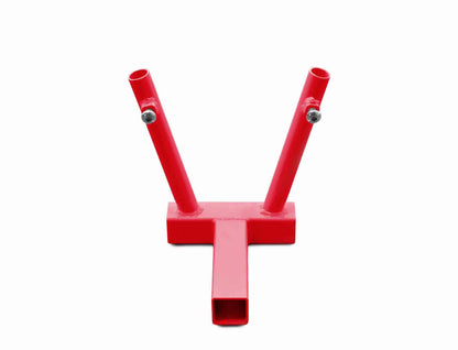 Steinjäger Exterior Accessories Wrangler JL 2018 to Present Hitch Mount Flag Holder Holds 2 Flags Red Baron