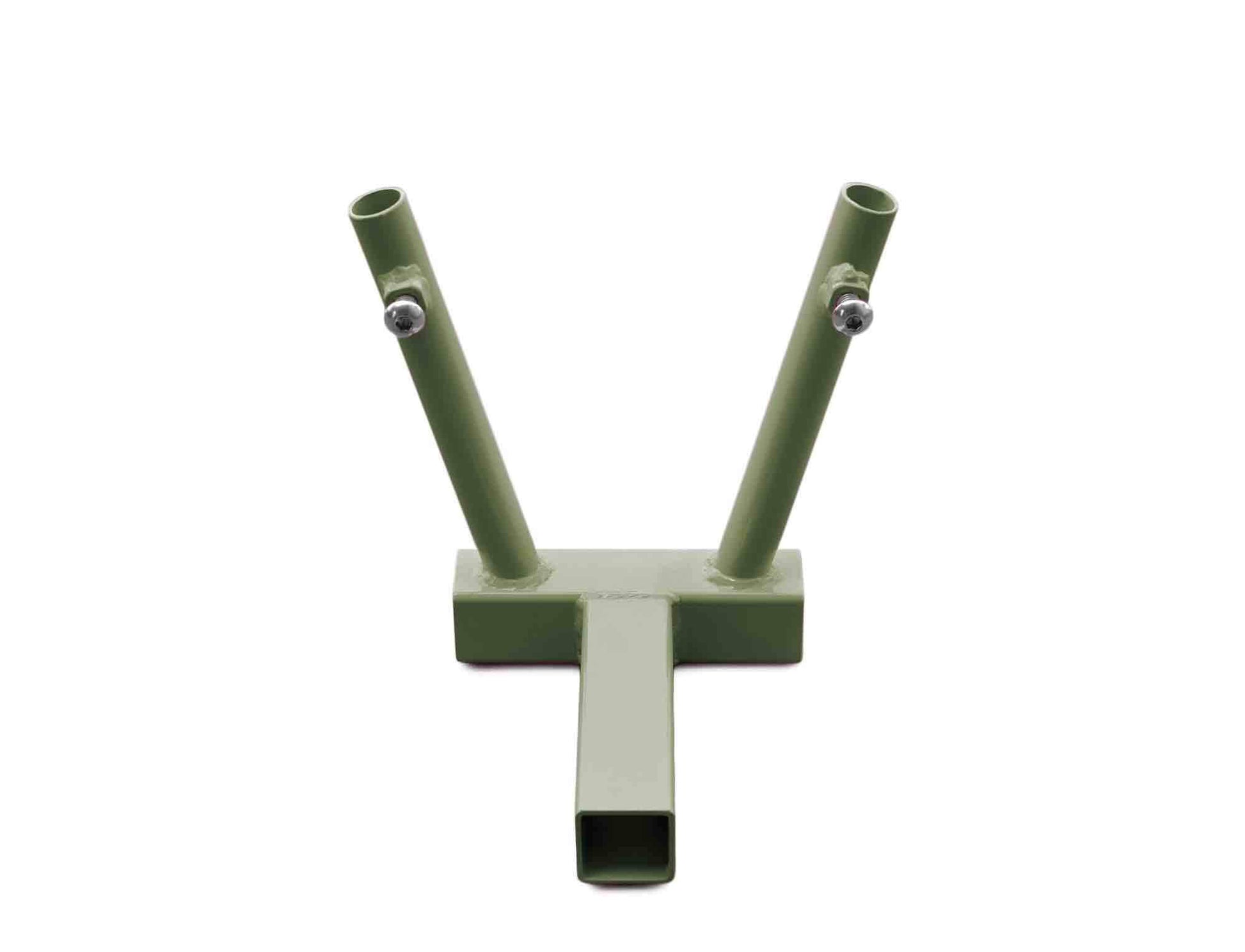 Steinjäger Exterior Accessories Wrangler JL 2018 to Present Hitch Mount Flag Holder Holds 2 Flags Locas Green