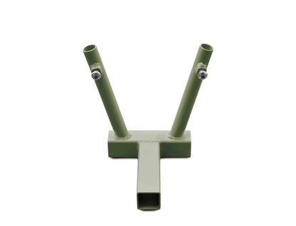 Steinjäger Exterior Accessories Gladiator JT 2019 to Present Hitch Mount Flag Holder Holds 2 Flags Locas Green