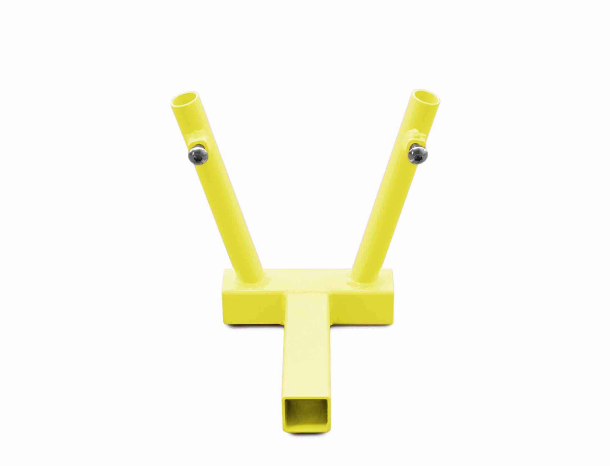 Steinjäger Exterior Accessories Wrangler TJ 1997-2006 Hitch Mount Flag Holder Holds 2 Flags Lemon Peel