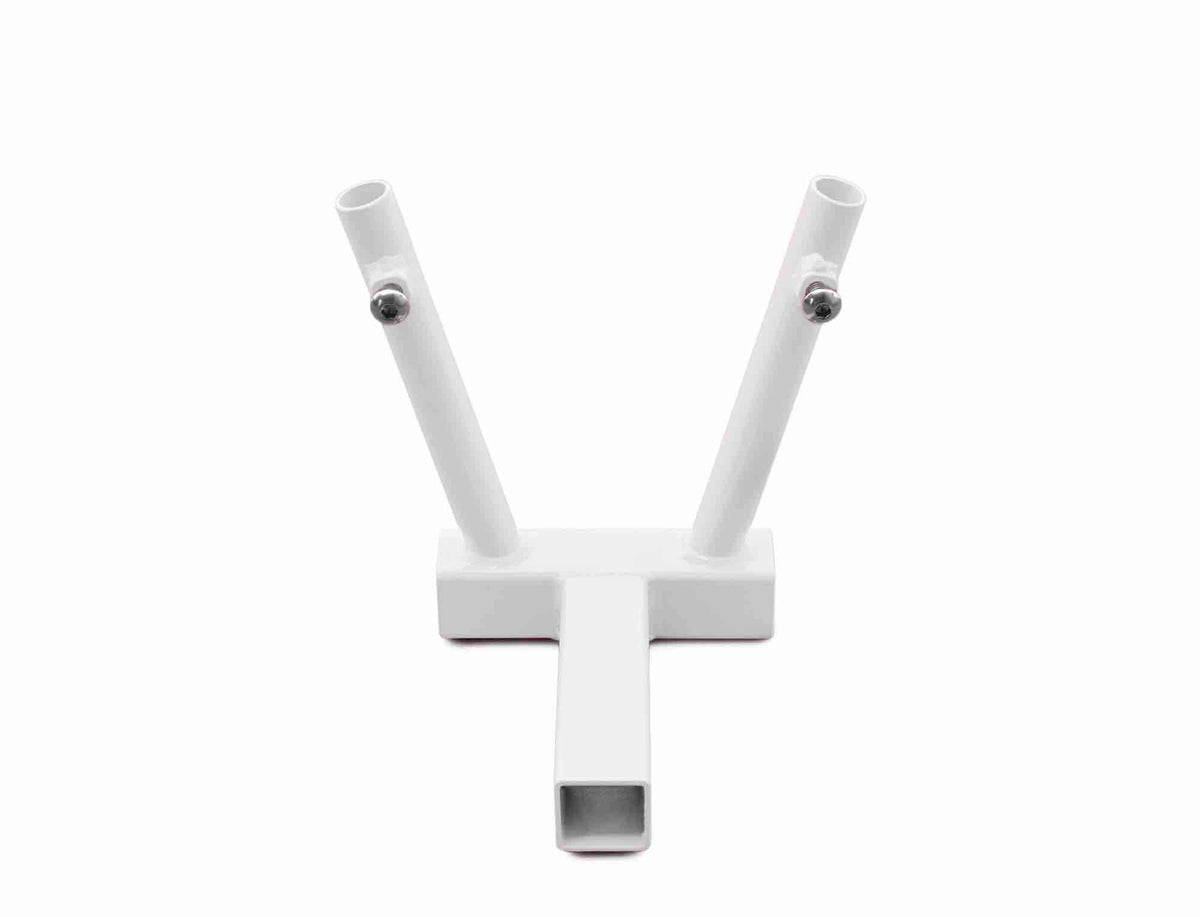 Steinjäger Exterior Accessories Wrangler TJ 1997-2006 Hitch Mount Flag Holder Holds 2 Flags Cloud White
