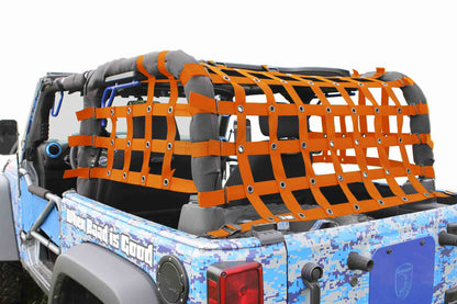 Steinjäger Tops and Covers Wrangler JK 2007-2018 Cargo Nets 2 Door Orange
