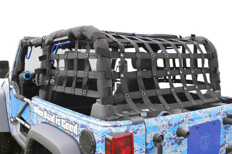 Steinjäger Tops and Covers Wrangler JK 2007-2018 Cargo Nets 2 Door Black