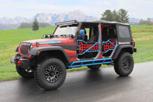 Steinjäger Doors Wrangler JK 2007-2018 Trail, Tubular Style Rear Doors Hot Pink
