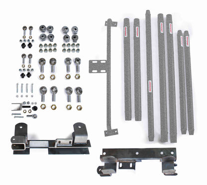 Steinjäger Suspensions Wrangler TJ 1997-2002 Long Arm Travel Kit DOM Tubing, Manual Transmission Gray Hammertone