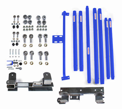Steinjäger Suspensions Wrangler TJ 1997-2002 Long Arm Travel Kit Chrome Moly Tubing, Manual Transmission Southwest Blue
