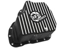 aFe 011-16 GM Diesel Trucks V8-6.6L LML Engine Oil Pan Black POWER Pro Series w/ Machined Fins