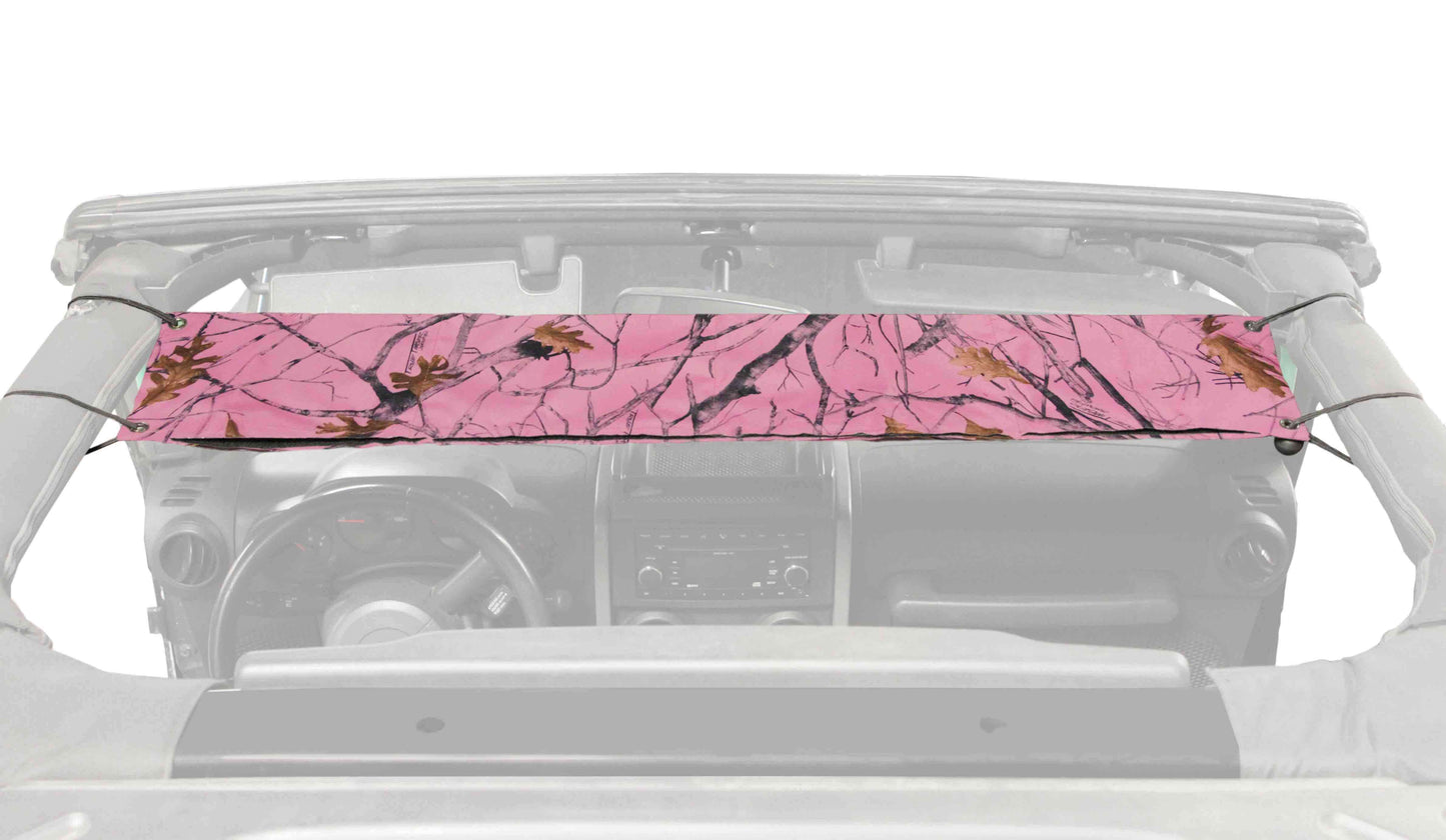 Steinjäger Interior Accessories Wrangler JK 2007-2018 Cab Organizers Overhead Pocket Pink Snowfall