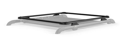 07-18 Wrangler JK 4 Door Nebo Roof Rack Raised Rail Kit Black TeraFlex