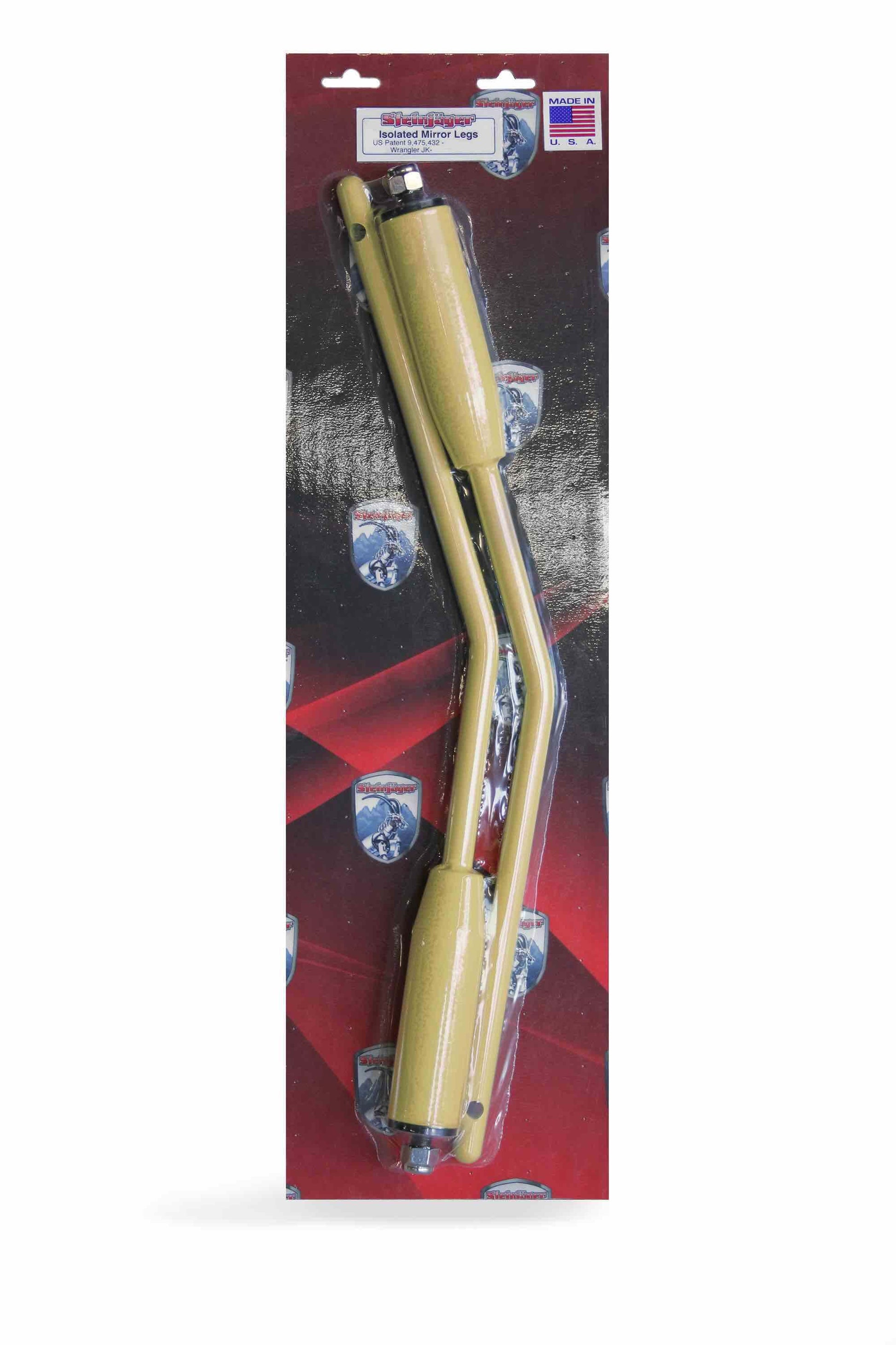 Steinjäger Exterior Accessories Wrangler JK 2007-2018 Mirrors Isolated Leg Kit Military Beige