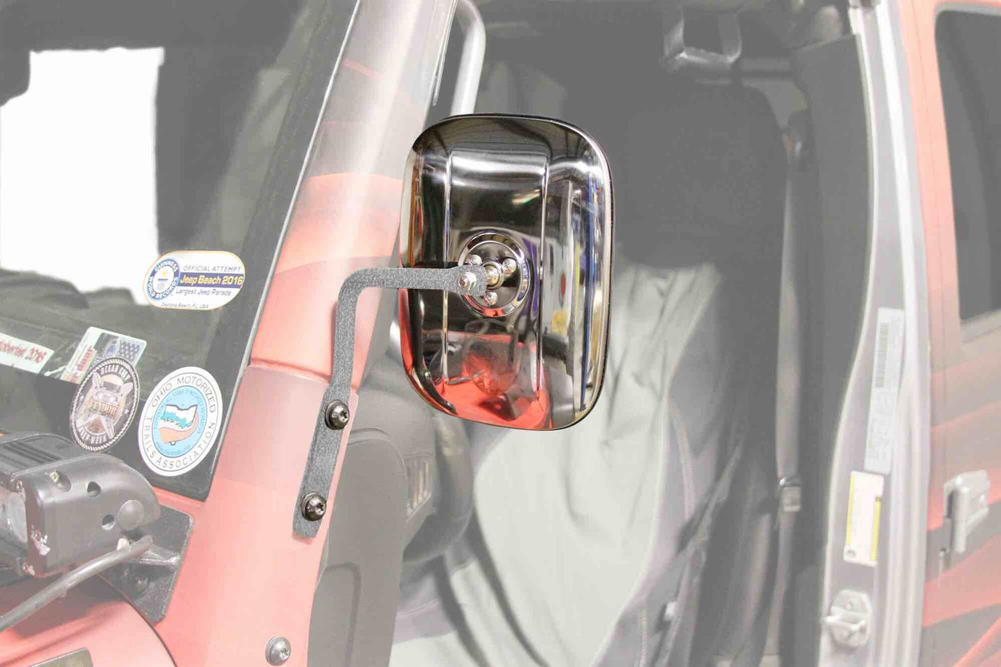 Steinjäger Exterior Accessories Wrangler JK 2007-2018 Mirrors A Pillar Gray Hammertone