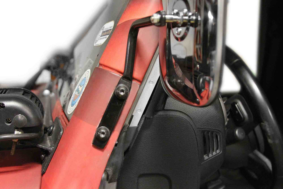 Steinjäger Exterior Accessories Wrangler JK 2007-2018 Mirrors A Pillar Gray Hammertone