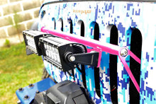Steinjäger Exterior Accessories Wrangler JK 2007-2018 Light Mounts Grill Brackets and Lights Hot Pink