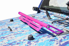 Steinjäger Exterior Accessories Wrangler JK 2007-2018 Light Mounts Hood Hinge Mount Brackets Hot Pink