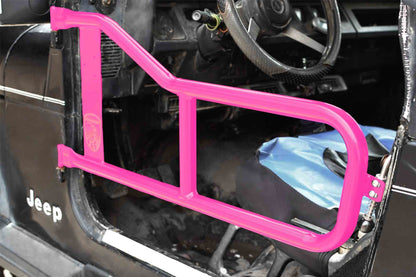 Steinjäger Doors CJ-8 1981-1986 Trail, Tubular Style Hot Pink