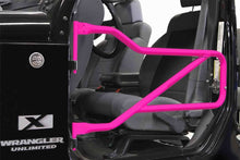 Steinjäger Doors Wrangler JK 2007-2018 Trail, Tubular Style Front Doors Hot Pink
