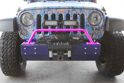 Steinjäger Bumpers Wrangler JK 2007-2018 Bumper Light Bar, Short Hot Pink