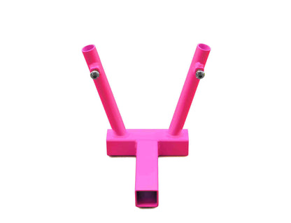 Steinjäger Exterior Accessories Wrangler TJ 1997-2006 Hitch Mount Flag Holder Holds 2 Flags Hot Pink