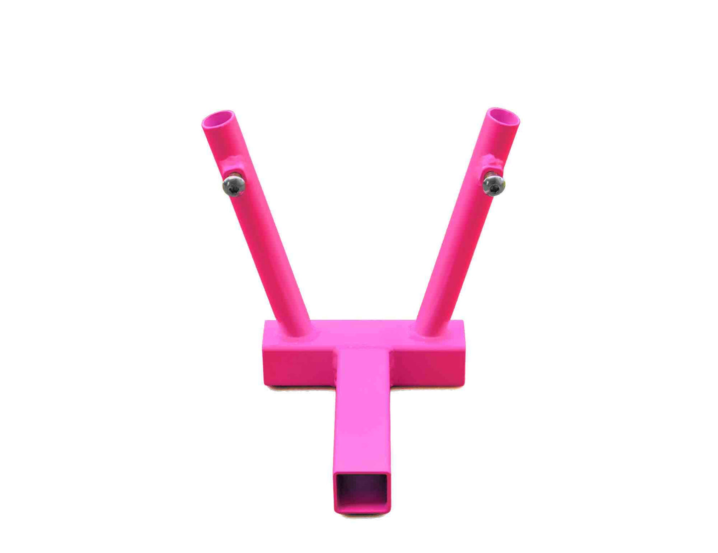 Steinjäger Exterior Accessories Wrangler JK 2007-2018 Hitch Mount Flag Holder Holds 2 Flags Hot Pink