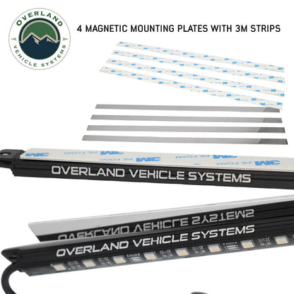 Overland Vehicle Systems 4 Pcs Universal RGBWW LED Light Kit