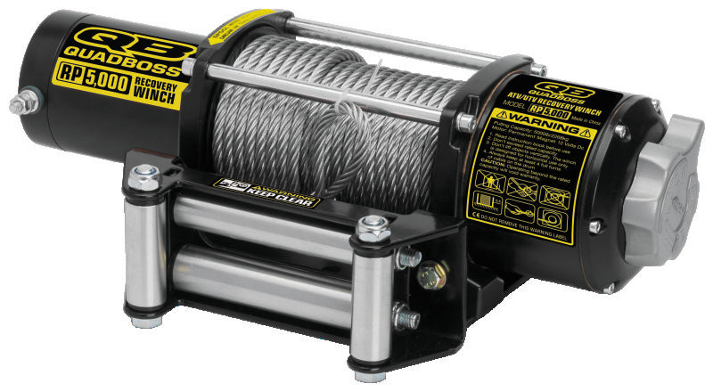 QuadBoss Winch 3500Lb W/Synthetic Rope