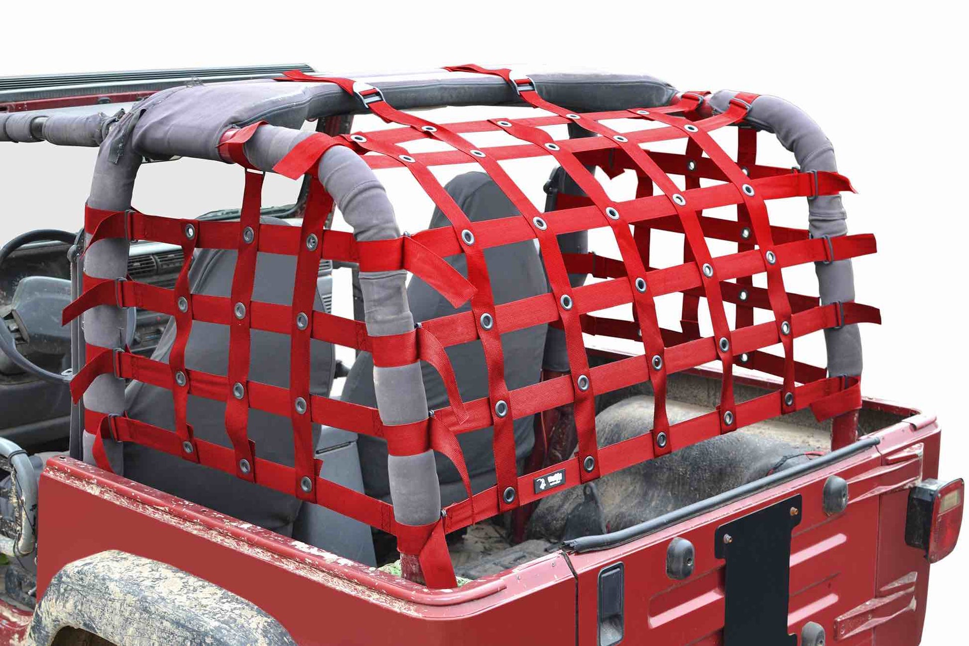 Steinjäger Tops and Covers Wrangler TJ 1997-2006 Cargo Net Red