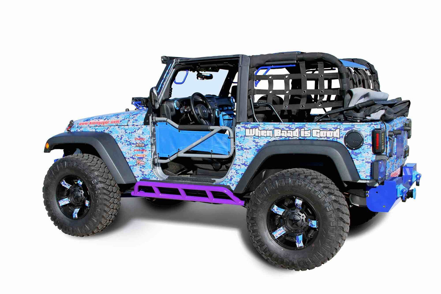 Steinjäger Armor Wrangler JK 2007-2018 Rock Sliders 2 Door Sinbad Purple